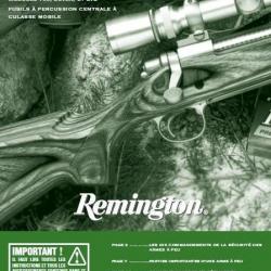 Mode d'emploi Carabines Remington 700 - Remington SEVEN - Remington 673