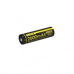 Nitecore Batterie 18650 Li-ion Micro USB (2600mah)