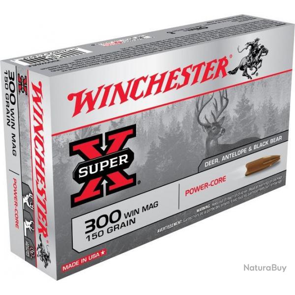 Munition Winchester Power Core cal.300win mag 150gr 9.72g par 20