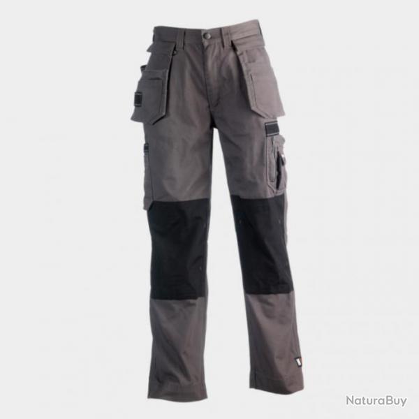 Pantalon dperlant ajustable HEROCK Hercules 38 Noir / Gris