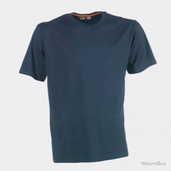 T shirt pour homme 100 coton HEROCK Argo Bleu marine