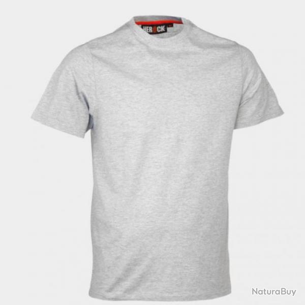 T shirt pour homme 100 coton HEROCK Argo Gris