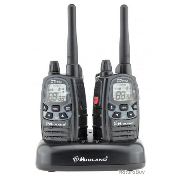 Talkies-walkies G7 PRO - Midland Deux talkies G7 PRO + chargeur-A69203