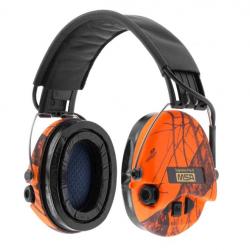 Casque audio amplifié MSA SUPREME PRO X Camo Orange-SOR502