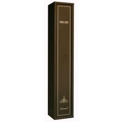 INFAC Armoire Forte Gamme SENTINEL 4 + 1 armes avec avec lunette + coffre interieur