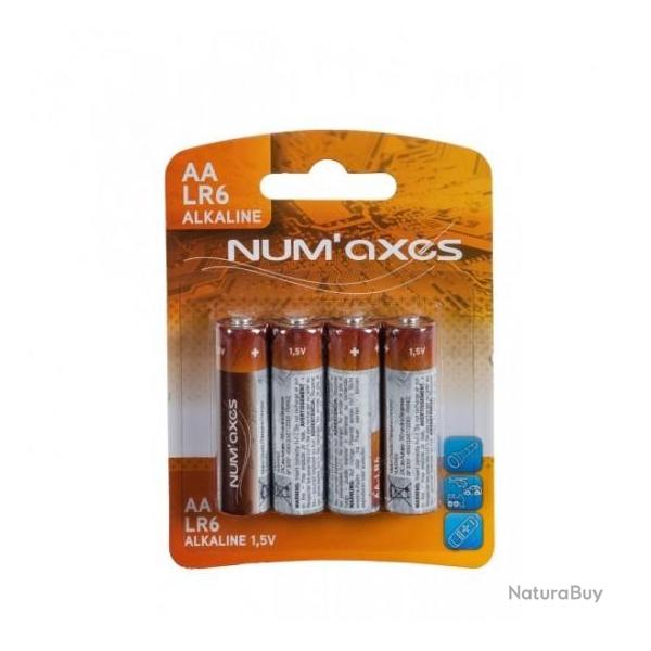 Piles AA LR06 NUM'AXES 1.5V