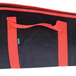 Fourreau pour carabines matelassé noir bords rouges 120cm