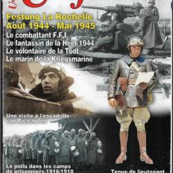 gazette des uniformes 196 lieutenant char de combat 1939, combattant ffi, volontaire todt,