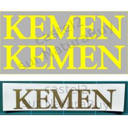 2x KEMEN Vinyle Autocollant pour canon. 3 tailles au choix et 11 couleurs