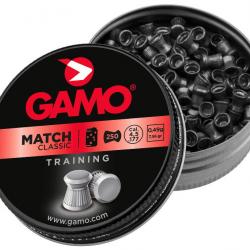 5 boites Plombs MATCH CLASSIC 4,5 mm - 250 - GAMO