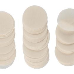 100 calepins ronds en coton calibre 54/58 DIAM 32 EPAISSEUR 0.25