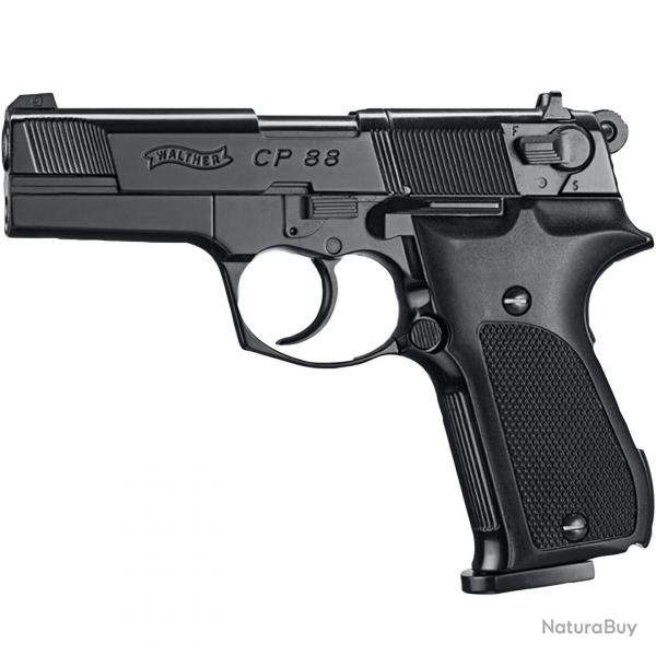 Pistolet CO2  plomb CP88 noir Diabolo 4,5 mm (Couleur: CP88 Noir)