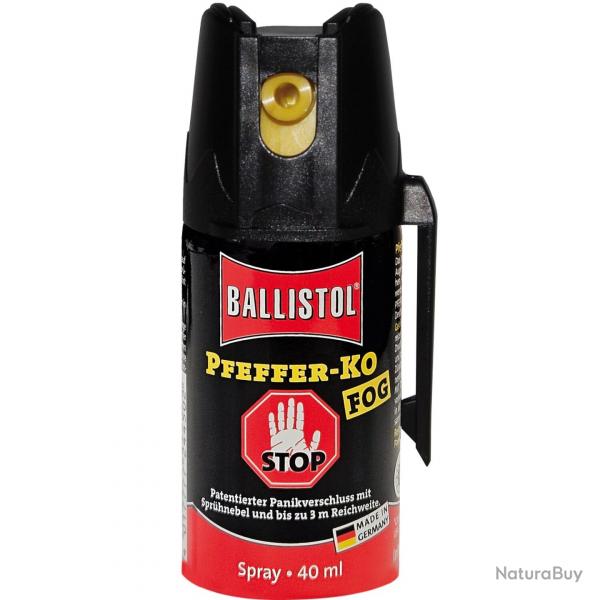 Bombe anti agression d'animaux Poivre-KO Fog (Modle: 40 ml)
