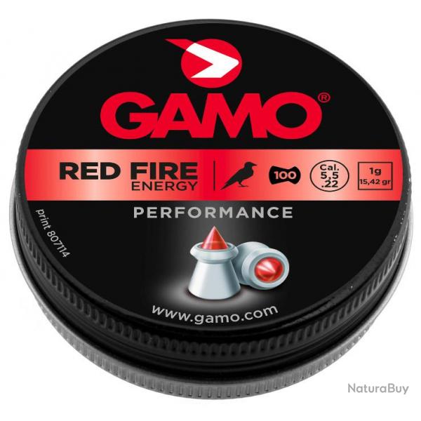 5 boites Plombs RED FIRE ENERGY 4,5 mm - GAMO