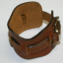 VALGANCH - Bracelet de force cuir mono lanière