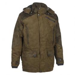 VESTE A DOUBLURE POLAIRE PERCUSSION GRAND NORD - Kaki -  TAILLE S