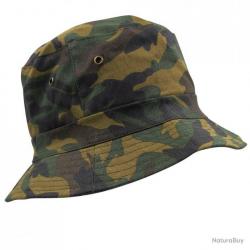 Bob de chasse camouflage Centre Europe Kaki réversible Taille