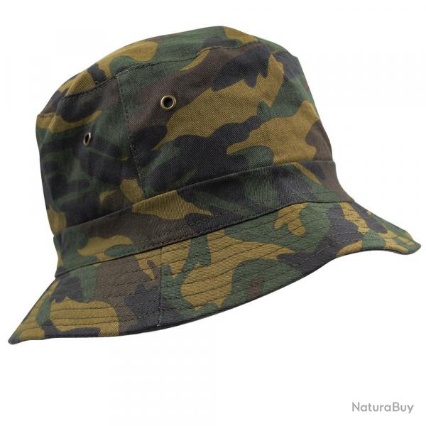 Bob de chasse camouflage Centre Europe Kaki rversible Taille