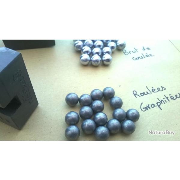 100 Balles ronde Calibre .315 Remington Pocket 1863 (Roules et graphites)
