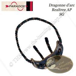 PARADOX Dragonne d'arc tressée avec finition cuir  Realtree AP SG