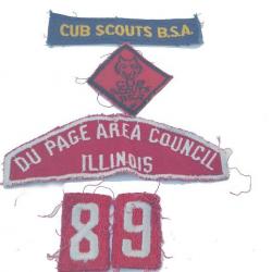 Lot insignes  tissus Scouts Américain