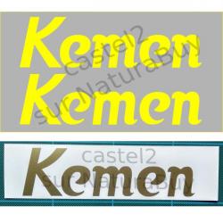 2x KEMEN Vinyle Autocollant pour canon. 3 tailles au choix & 11 couleurs