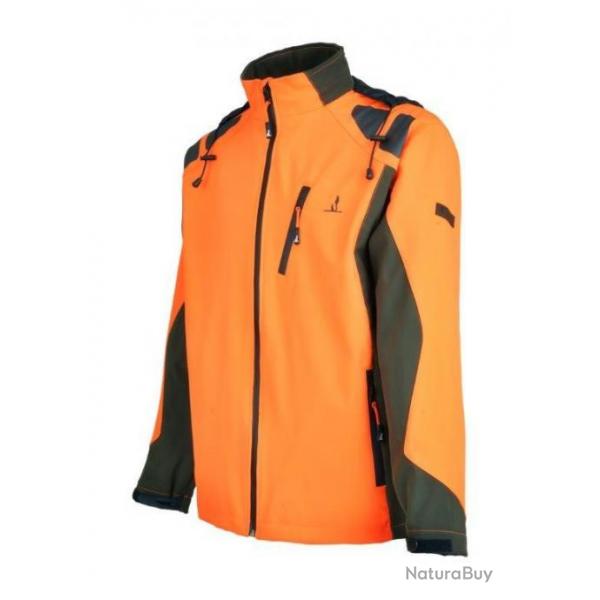 Blouson de chasse Percussion Softshell Orange