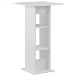 Table haute mange debout bar bistrot blanc 110 cm 0902058