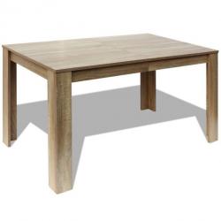 Table de salon salle à manger design 140 cm chêne 0902144