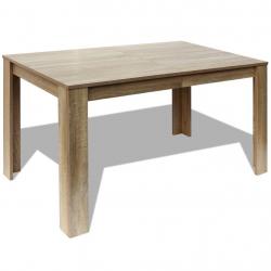 Table de salon salle à manger design 140 cm chêne 0902144