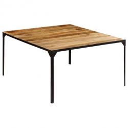 Table de salon salle à manger design 140 cm bois de manguier massif 0902145