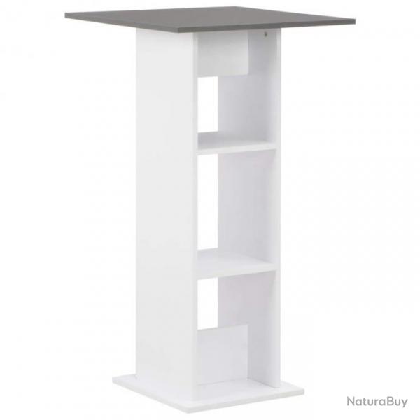 Table haute mange debout bar bistrot blanc 110 cm 0902057