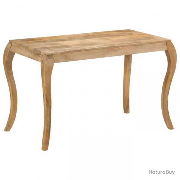 Table de salon salle  manger design 118 cm bois de manguier massif 0902129