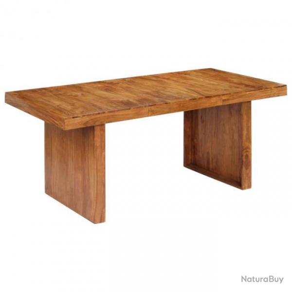 Table de salon salle  manger design 180x90x75 cm bois d'acacia solide 0902171