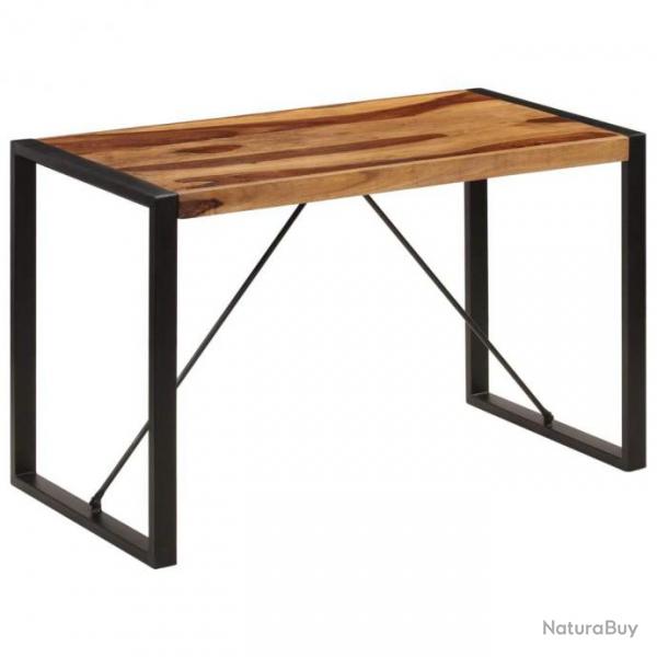 Table de salon salle  manger design 120 cm bois de sesham solide 0902135