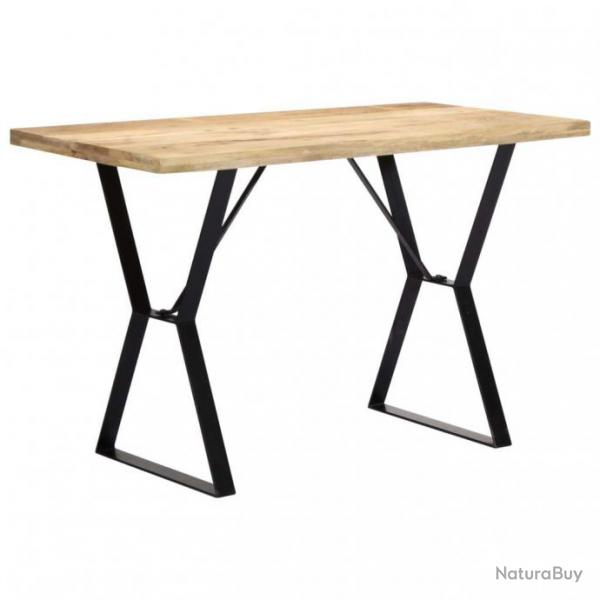 Table de salon salle  manger design 120 cm bois solide de manguier 0902136