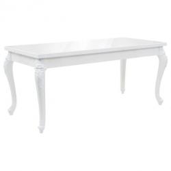 Table de salon salle à manger design 179x89x81 cm blanc brillant 0902163