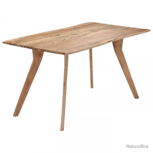 Table de salon salle  manger design 140 cm bois d'acacia massif 0902150