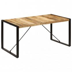 Table de salon salle à manger design 160x80x75 cm bois de manguier massif 0902157