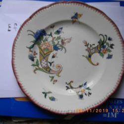 assiette sarreguemines 1928