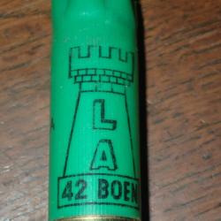 Douille Cheddite LA Boen en plastique vert - calibre 12 - chambré en 69mm