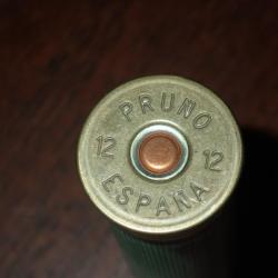 Douille Pruno en plastique Vert amorcé - calibre 12 - chambré en 68mm