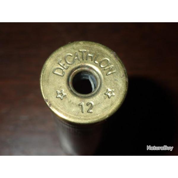 Douille Dcathlon en plastique marron - calibre 12 - chambre de 70 mm
