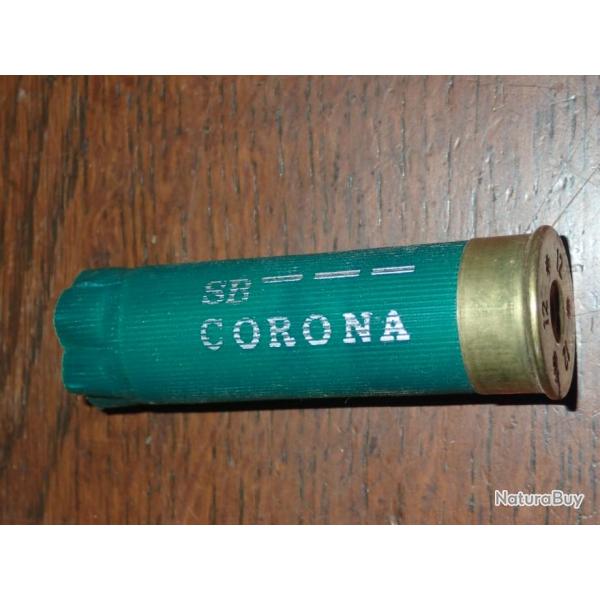Douille SB Corona en plastique Vert N6 - calibre 12 - chambre de 70 mm