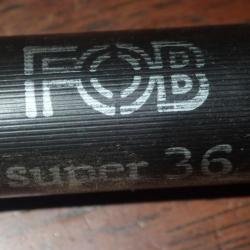 Douille FOB en plastique noir N°7,5 - calibre 12 - chambre de 70 mm