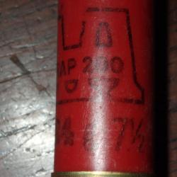 Douille Winchester en plastique rouge - calibre 12 - Trap 200 7,5 24g- chambre de 70 mm