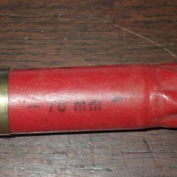 Douille Winchester en plastique rouge - calibre 12 - Super speed xtra N°7,5ni - chambre de 70 mm