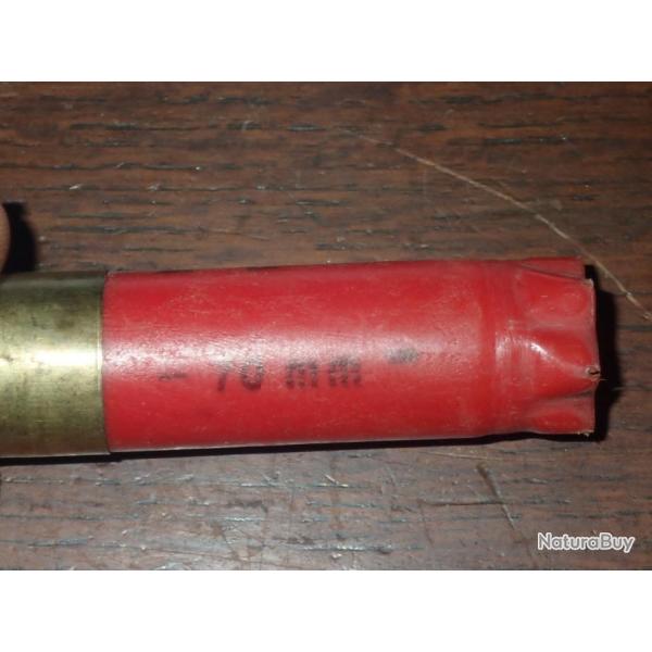 Douille Winchester en plastique rouge - calibre 12 - Super speed xtra N7,5ni - chambre de 70 mm