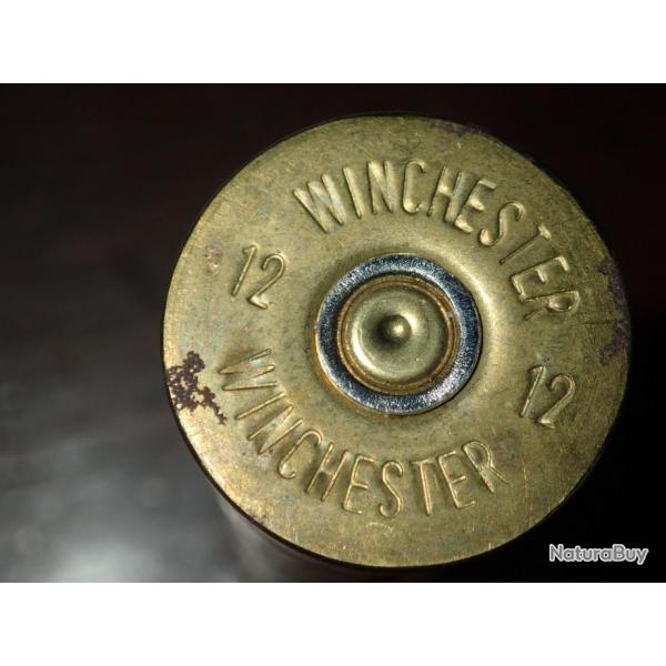 Douille Winchester en plastique rouge - calibre 12 - "6 6 6" - chambre de 70 mm