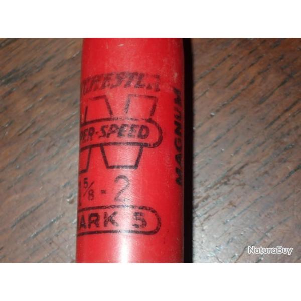 Douille Winchester en plastique rouge - calibre 12 - Mark 5 N2 - chambre de 76 mm